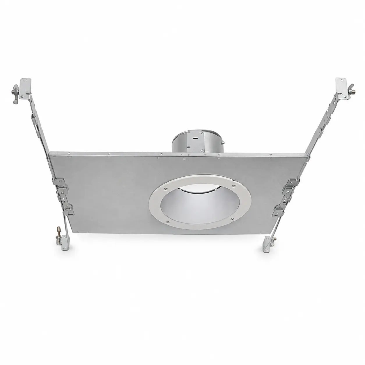 Commercial J-Box LED Downlight, 27W/34W/40W Selectable, 3000K/3500K/4000K Tunable, Multiple Trim Options, 120-347V