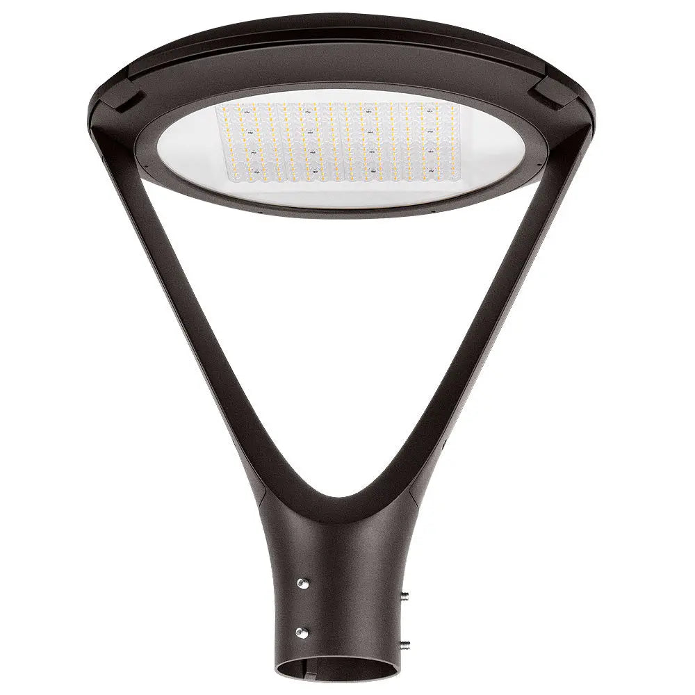 LED Post Top Light 125W/105W/76W Selectable - 18,700LM 3CCT 120-277V Commercial Outdoor Pole Light