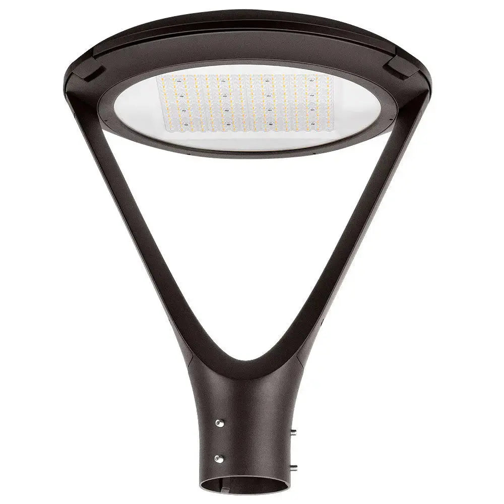 LED Post Top Light 125W/105W/76W Selectable - 18,700LM 3CCT 120-277V Commercial Outdoor Pole Light