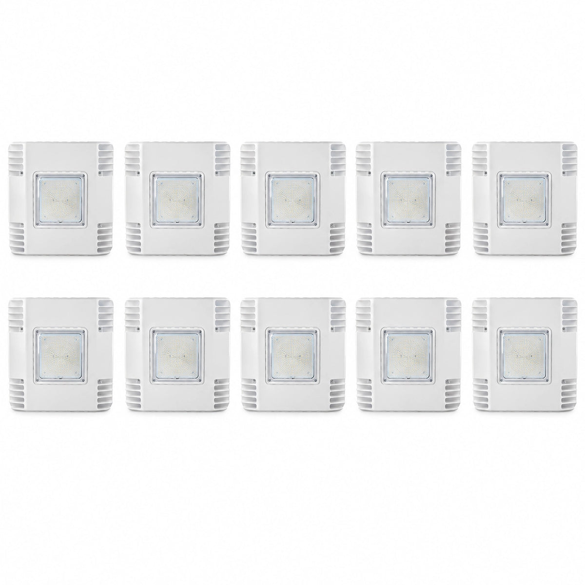 150W LED canopy light designed to replace 300W to 400W metal halide or HPS fixtures
