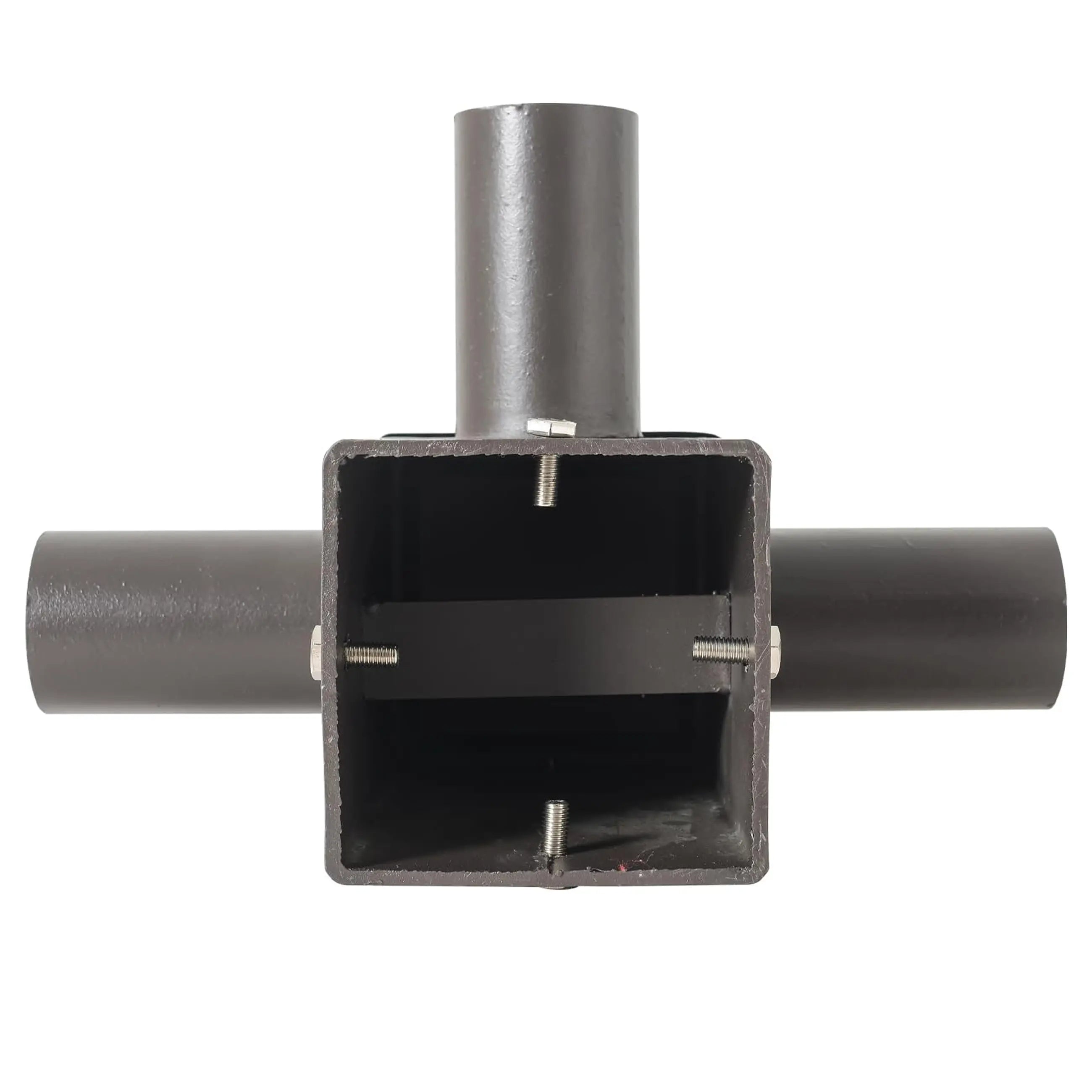 TANLITE Lighting Tenon Top 90 Triple Adapter with 3 arm adapters for 4 Inch Square Poles