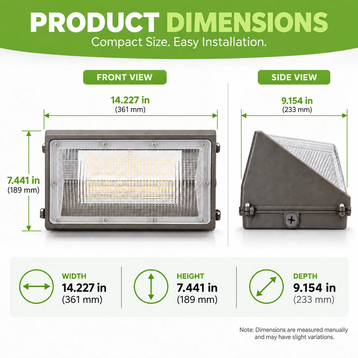 41W LED security wall pack light for commercial buildings warehouses and perimeter lighting