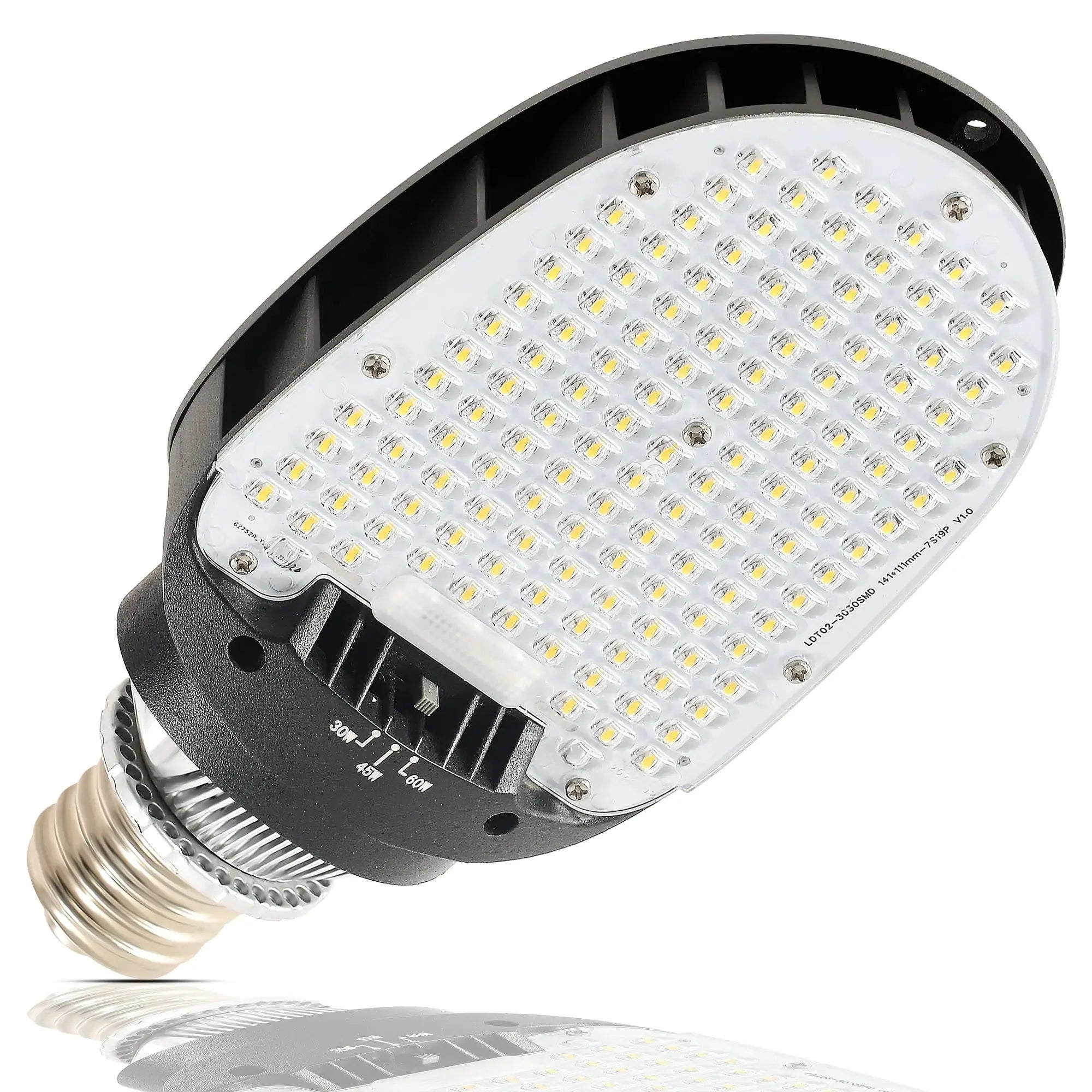 60W LED corn bulb E39 5000K 7800 lumens commercial retrofit light 1 pack for wall pack and parking lot