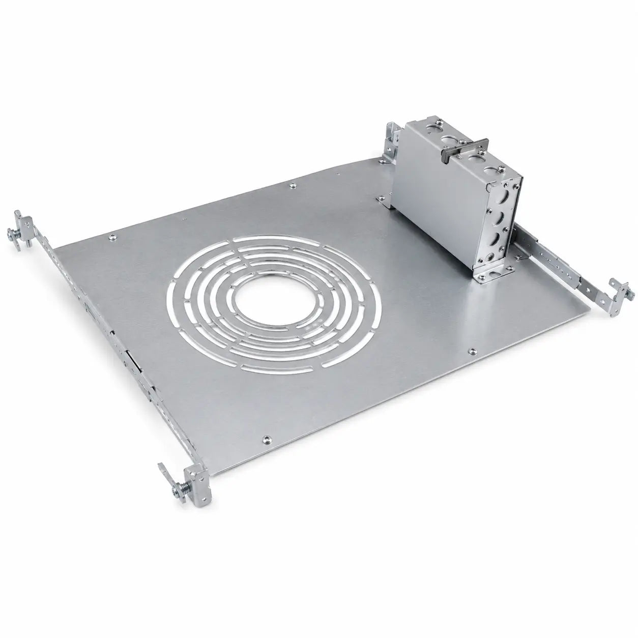 Commercial J-Box LED Downlight, 27W/34W/40W Selectable, 3000K/3500K/4000K Tunable, Multiple Trim Options, 120-347V
