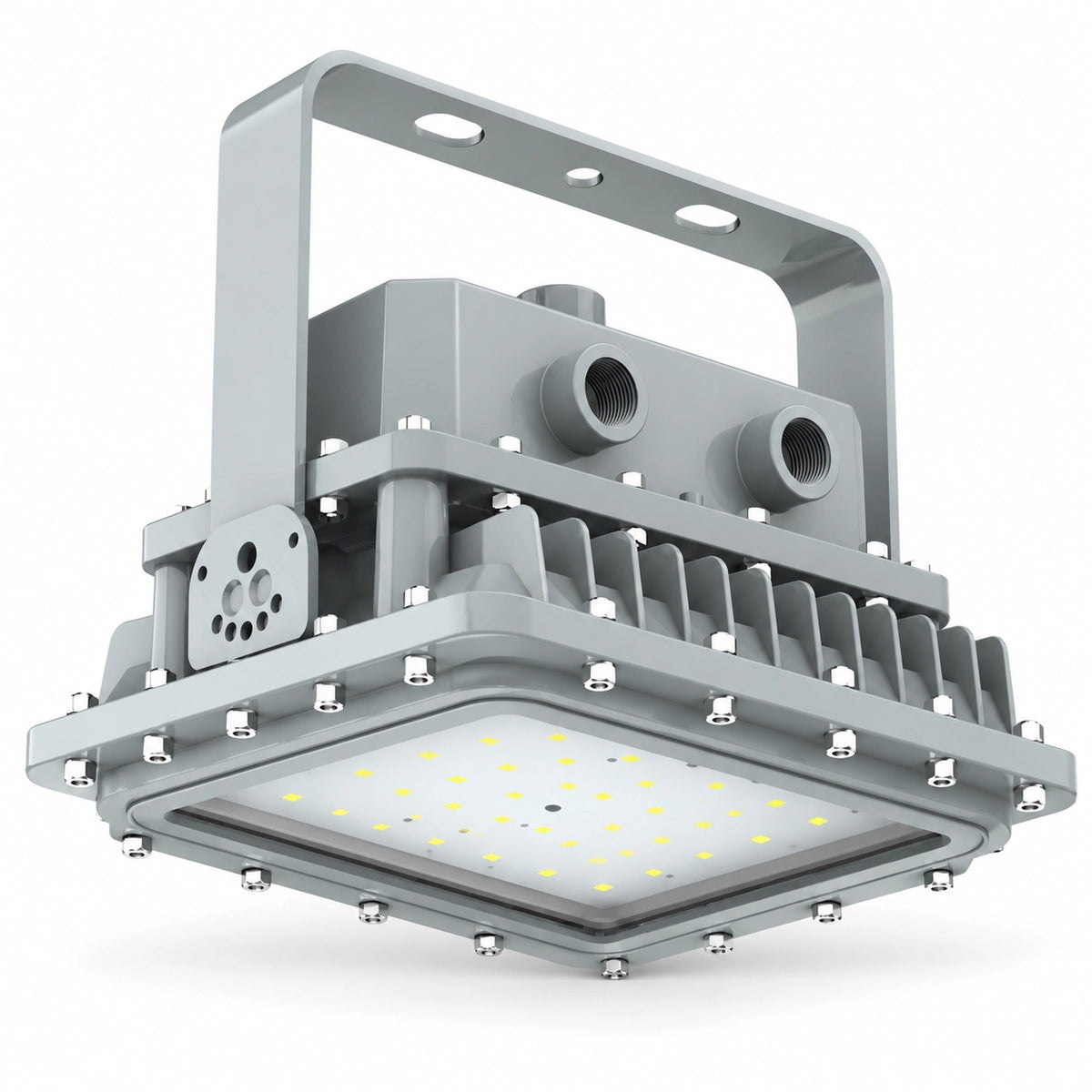 80W LED explosion proof square light for Class I Division 1 hazardous locations