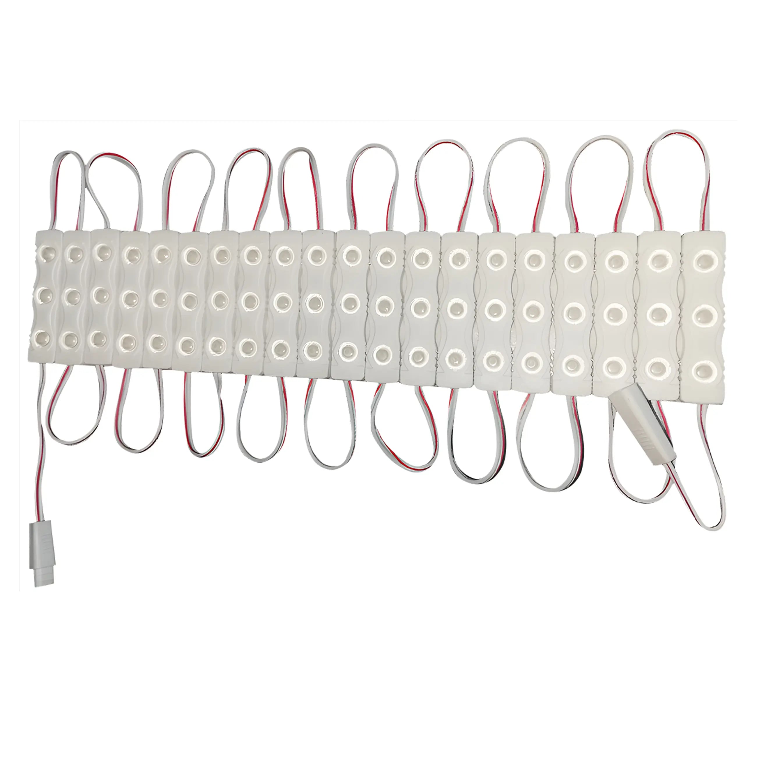 100 Pack-Single Color LED Modules-110V Linear Module with 3 SMD LEDs-160 Lumens/Module TANLITE