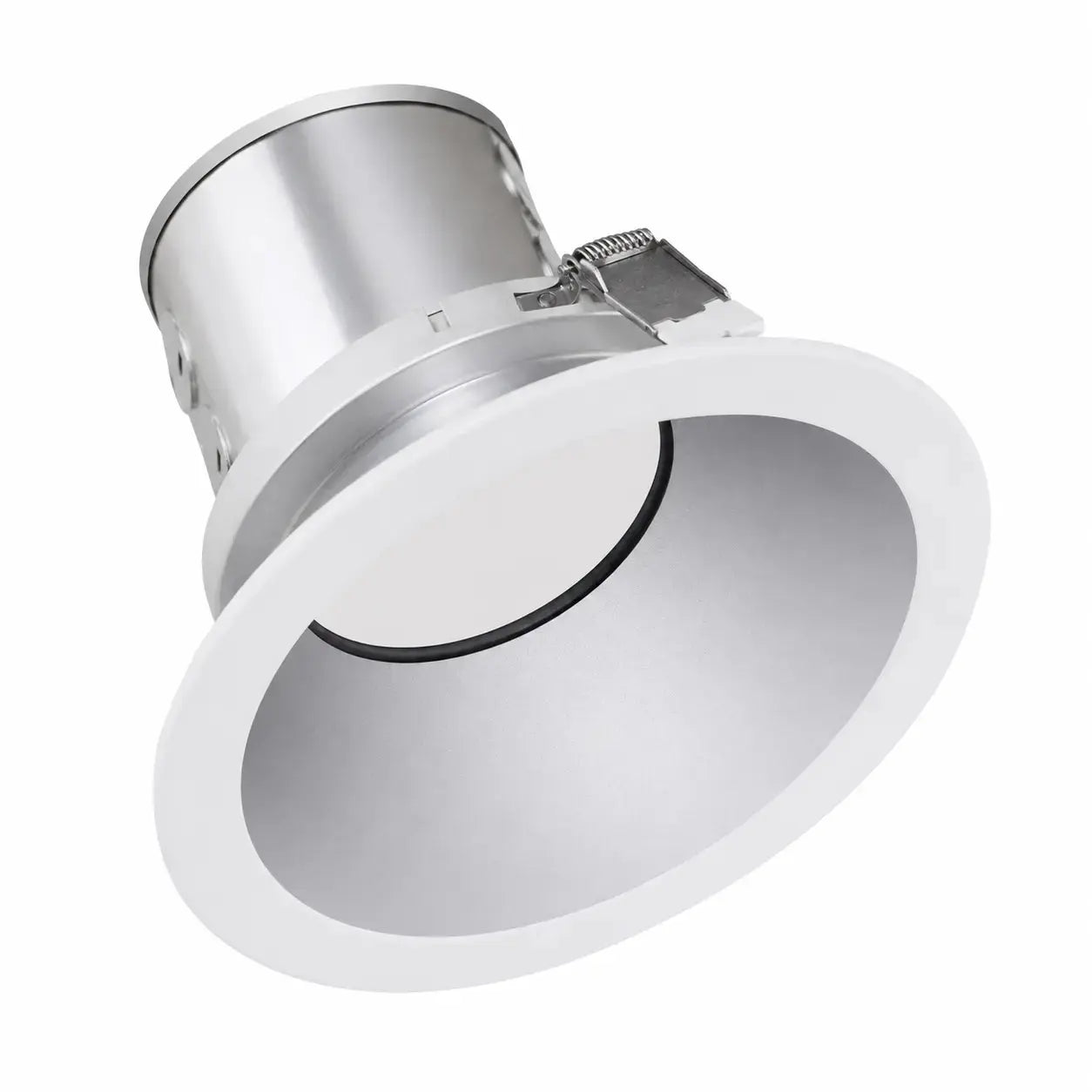 Commercial J-Box LED Downlight, 27W/34W/40W Selectable, 3000K/3500K/4000K Tunable, Multiple Trim Options, 120-347V