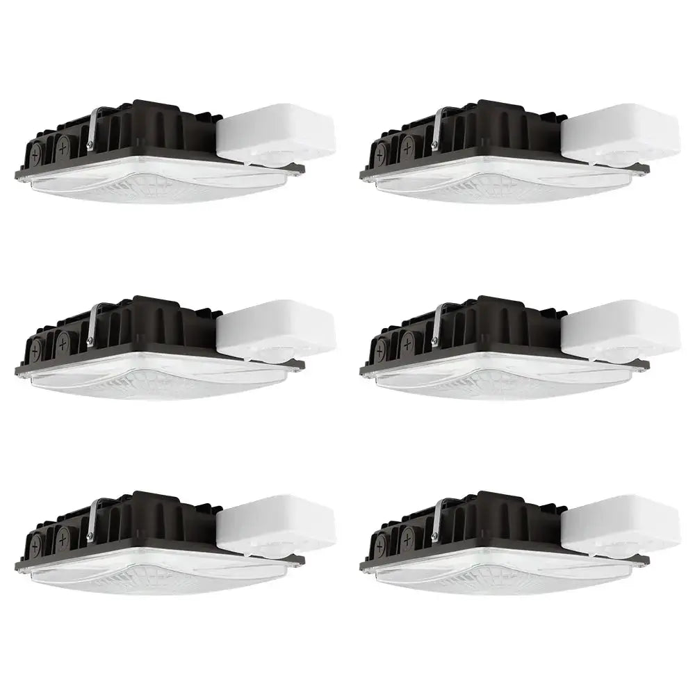 LED Canopy Light - 63W/45W/30W Selectable - 5000K/4000K - Up to 9,360 LM - Dimmable - 120-277V - 150W Equal
