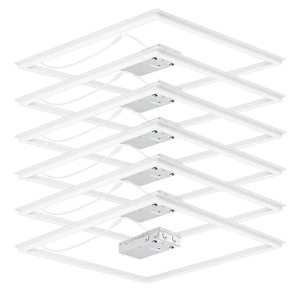 2x2 LED Grid Frame Light – 40W/30W/20W Selectable, 5 CCT, 0–10V Dimmable, ETL & DLC Premium