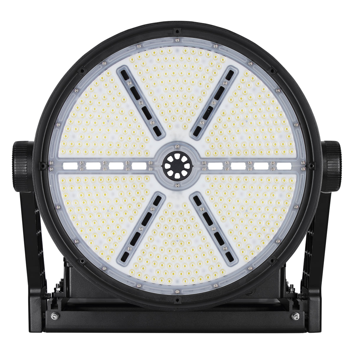 1200W LED Sports Light - 5000K Stadium Flood Light - 20°/30°/40° Beam - Yoke Mount