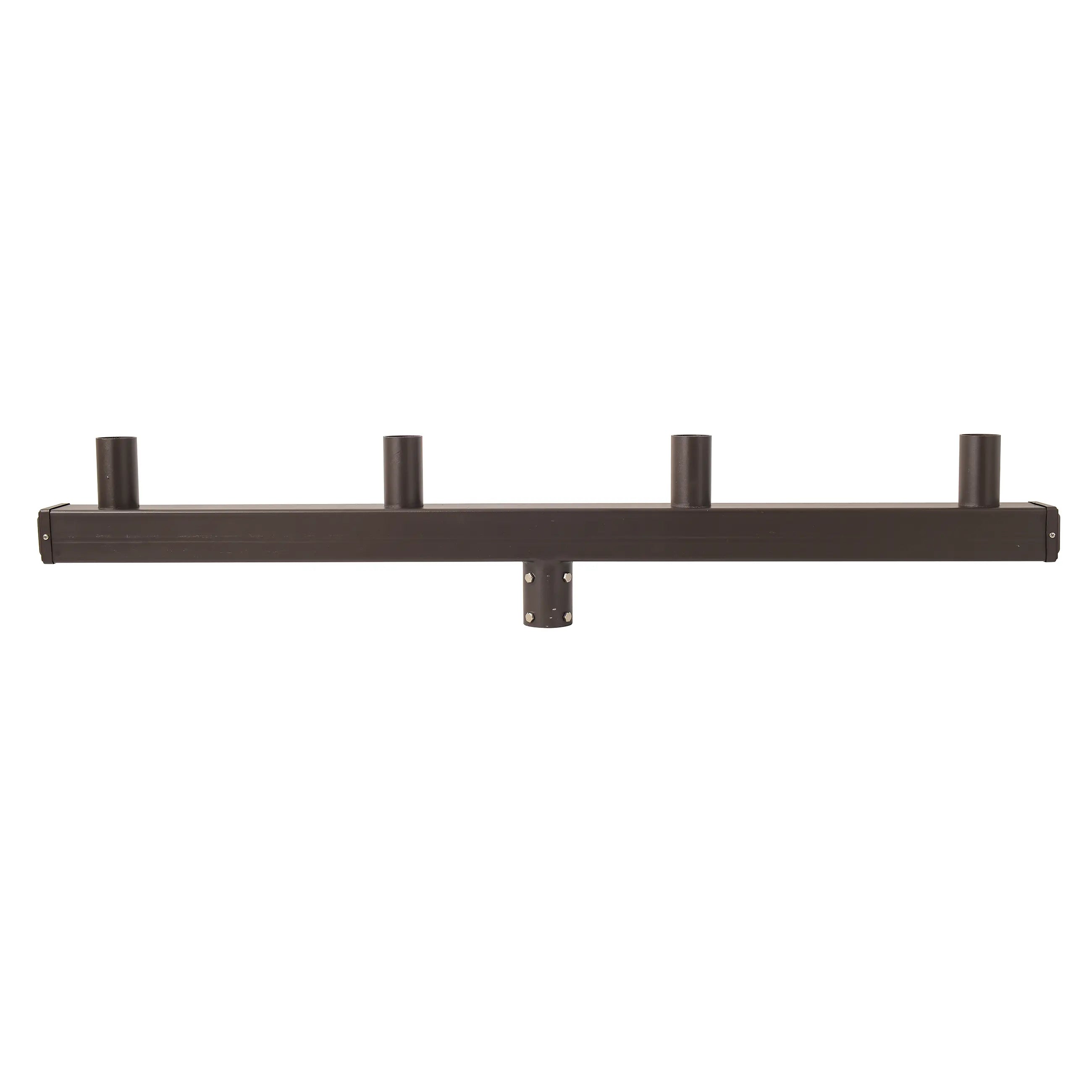 Quad Fixtures Mount Round Bullhorn Bracket 180 Degree Vertical Tenon Inline Adapters for 4 Slip Fitter Mounting Shoebox Flood Lights TANLITE