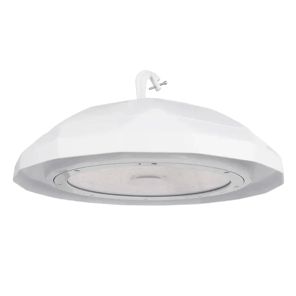 NSF certified UFO LED high bay fixture for sanitary food and beverage processing environments