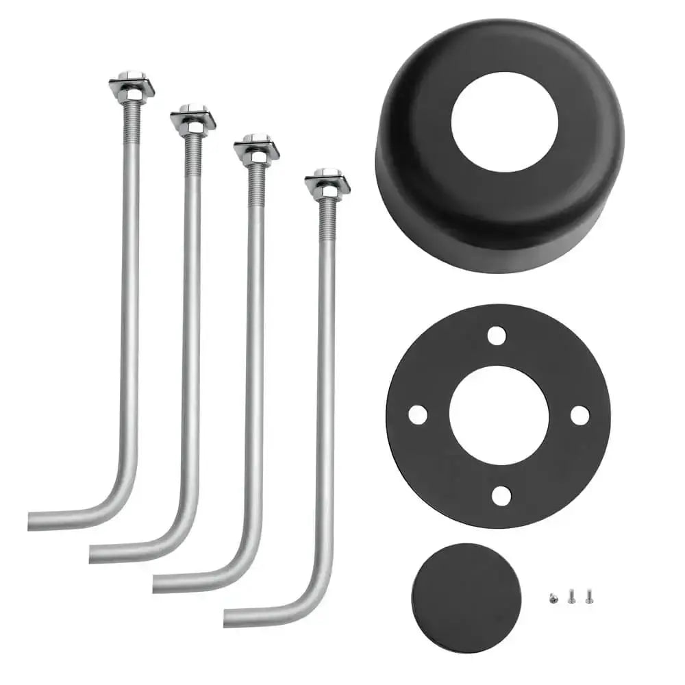 3 inch 15 Foot Steel Round Light Pole-Black housing | 11 Gauge