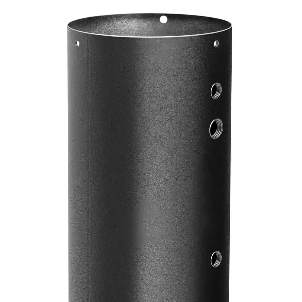 3 inch 10 Foot Steel Round Light Pole-Black housing | 11 Gauge