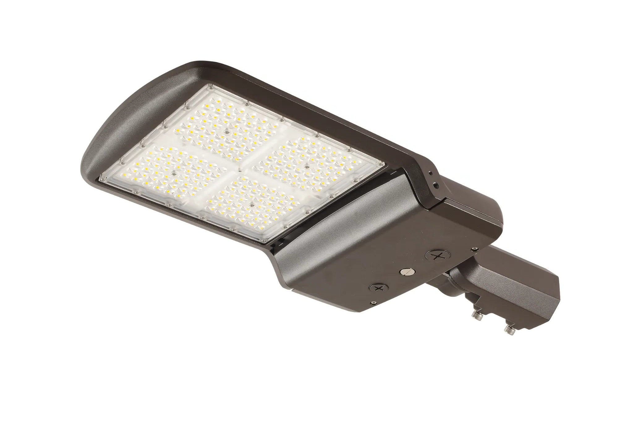 TANLITE 150W 100W 80W selectable LED parking lot light 277-480V bronze housing
