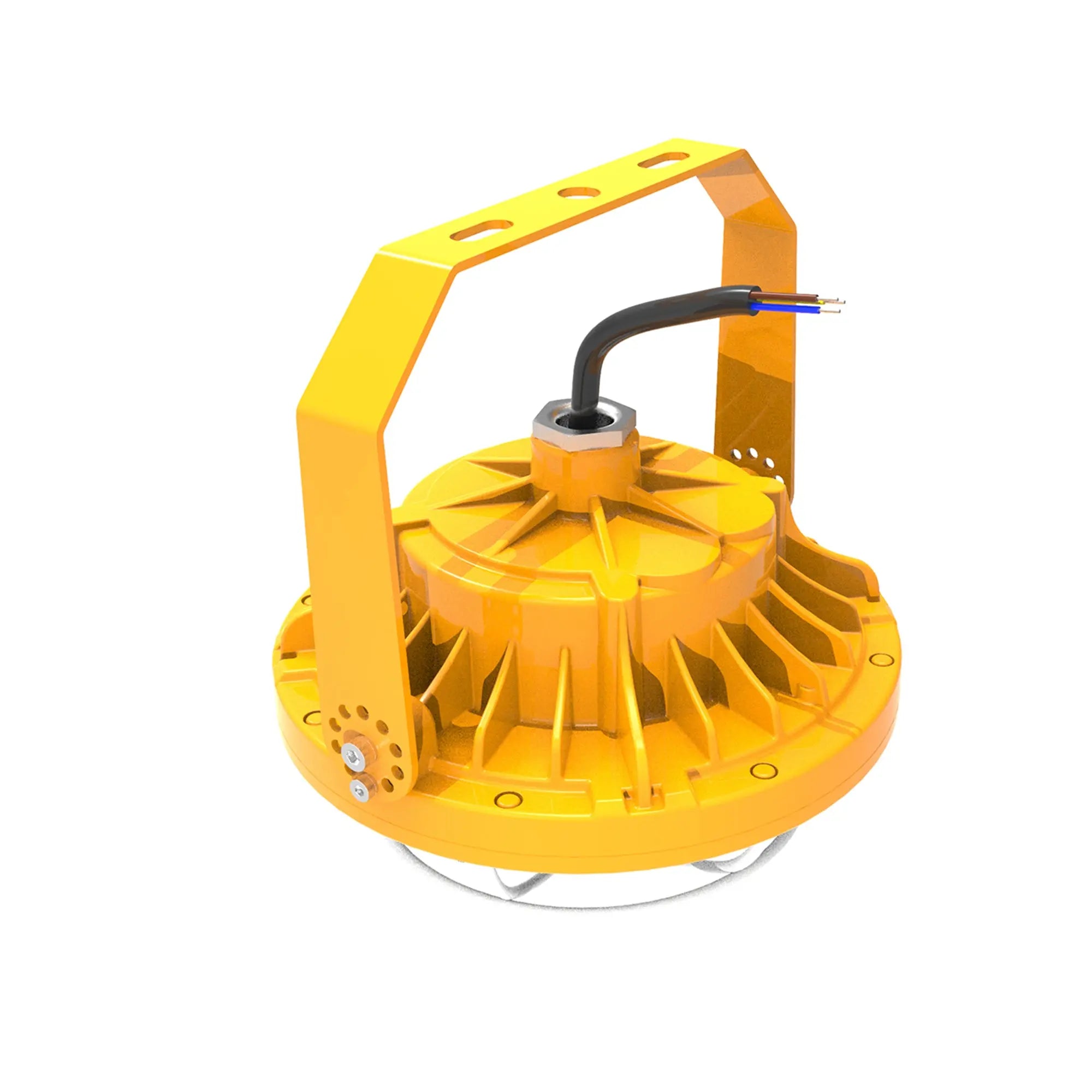 TANLITE 30W LED dock light with 360-degree rotatable lamp head for flexible warehouse lighting.