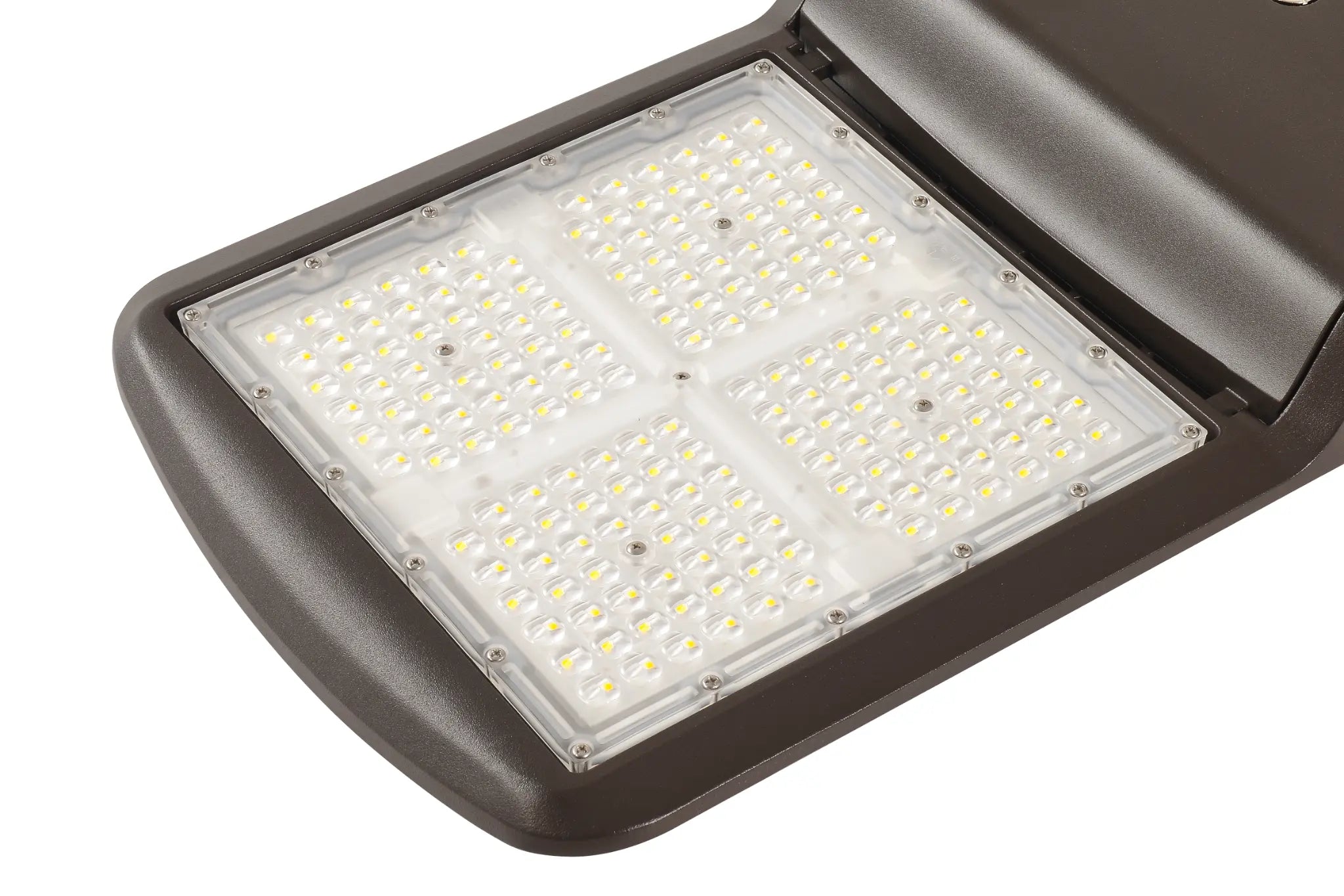 5000K LED parking lot light Type III optical lens array
