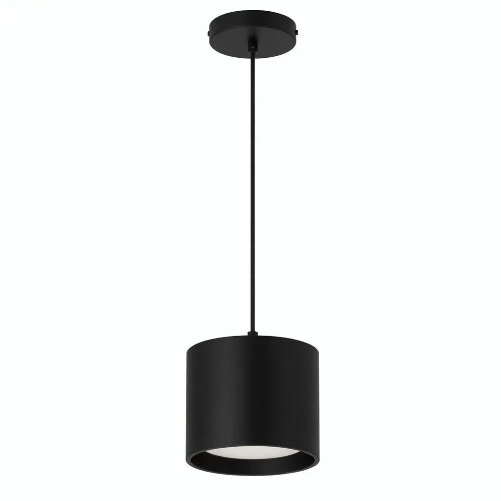 TANLITE black cylinder ceiling downlight in 5, 7, and 9 inch sizes