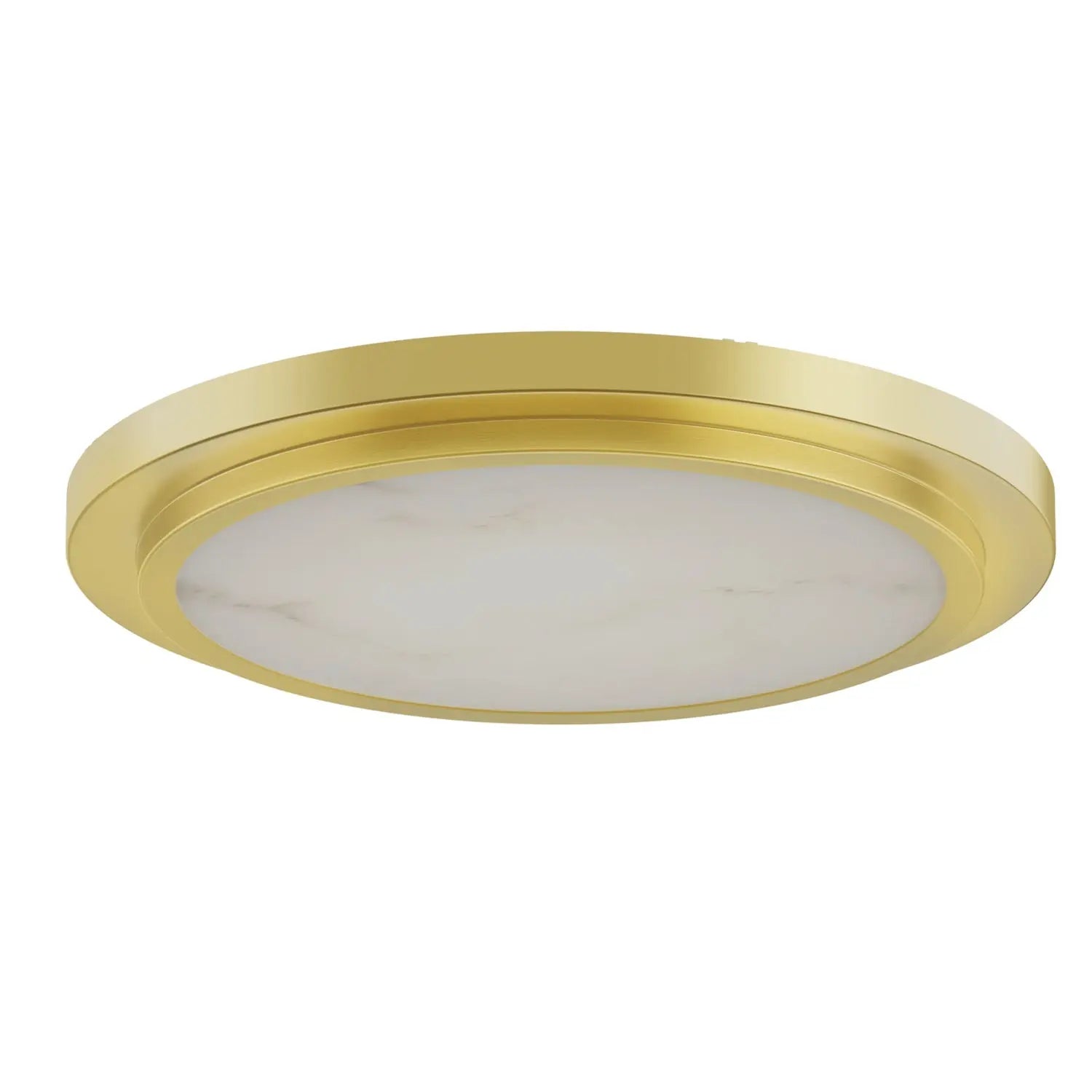 TANLITE gold alabaster flush mount LED ceiling light
