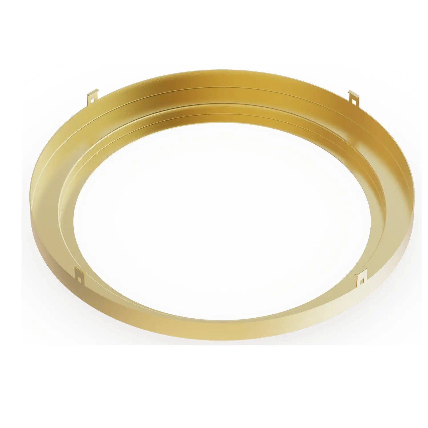 TANLITE slim gold flush mount ceiling fixture