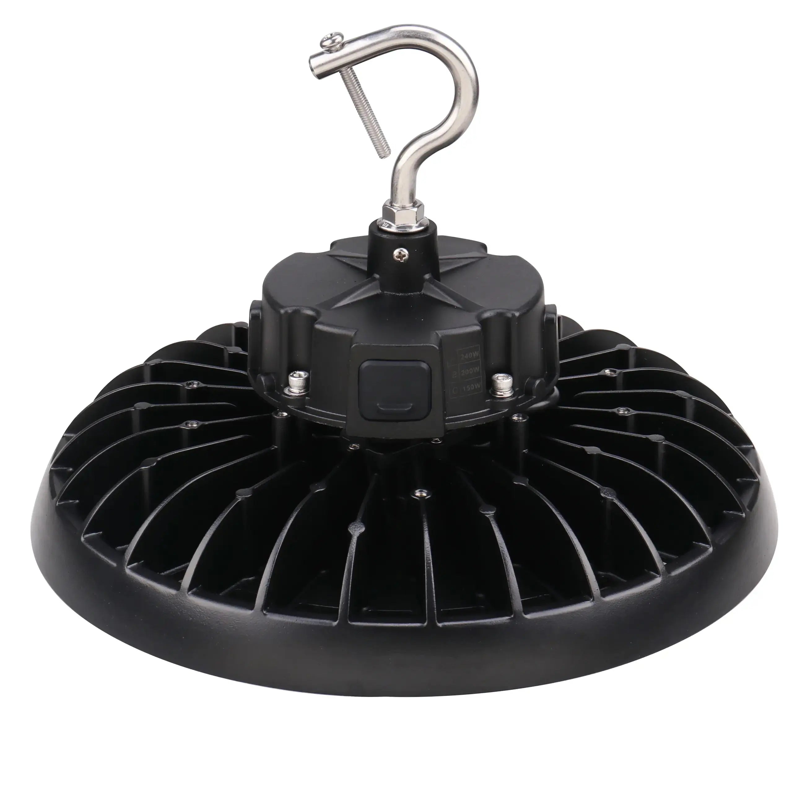 Side view of TANLITE commercial LED UFO high bay light