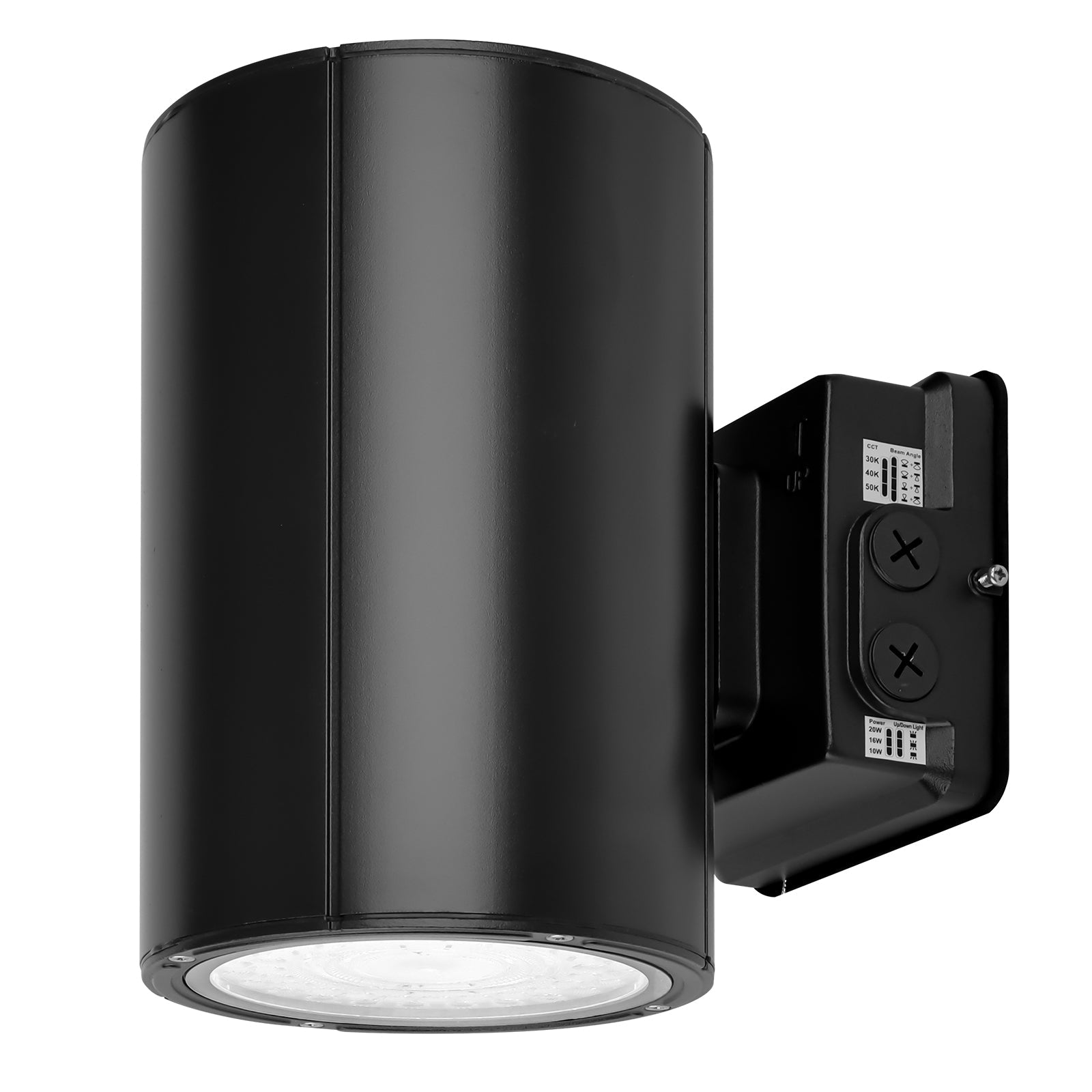Dusk to dawn up down wall light with built-in photocell for automatic nighttime operation
