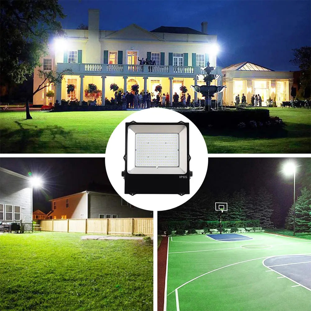 100W LED Flood Light-14000LM 5000K Daylight-250W-300W MH/HPS Equiv-IP65 Waterproof-Outdoor Security Floodlight-ETL DLC Listed TANLITE