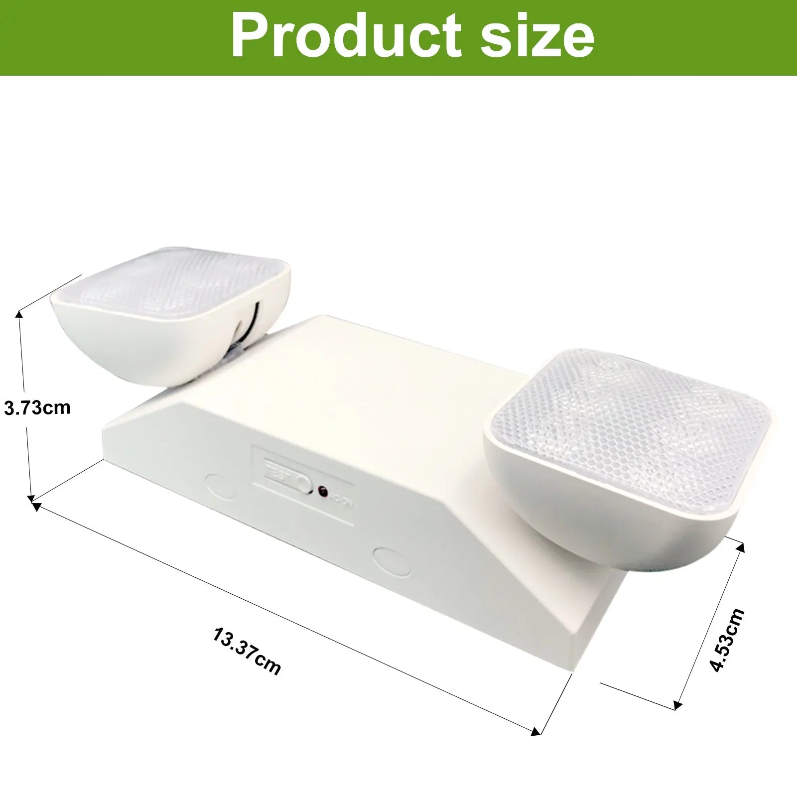 LED Emergency Light with Battery Backup, Adjustable Light Heads, Emergency Exit Lights for Home Power Failure, High Light Output for Commercial Hallways, Stairways, Fire Resistant TANLITE