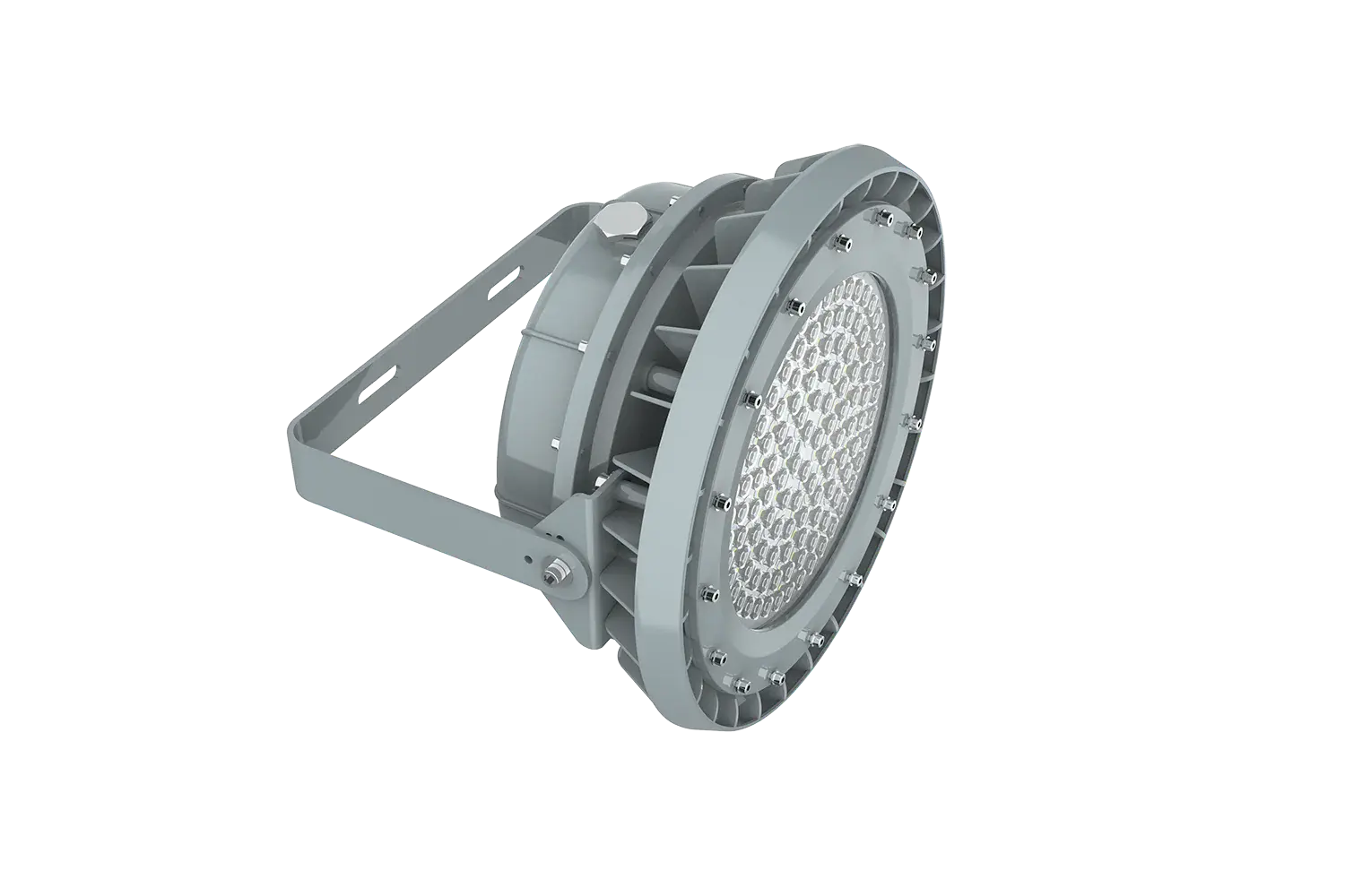 150W LED Explosion Proof Round Light B Series For Gas Station