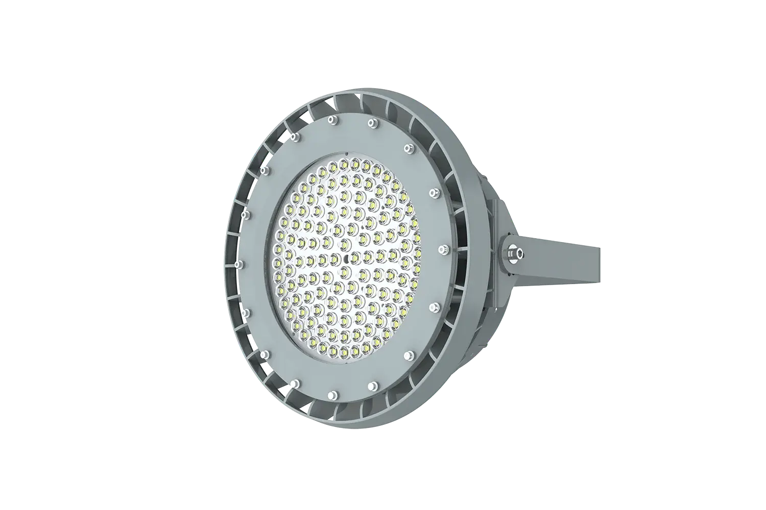150W LED Explosion Proof Round Light B Series For Chemical Factory