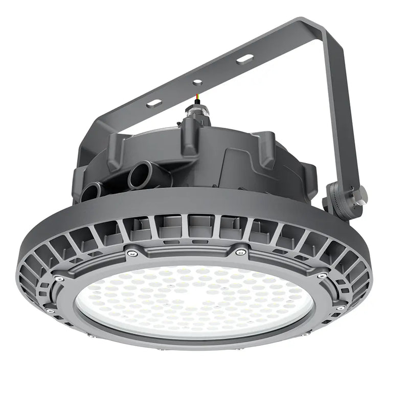 300W LED Explosion Proof Round High Bay Light | Hazardous Location Lighting | Class I Division II | 39,000 Lumens, 5000K, AC100-277V