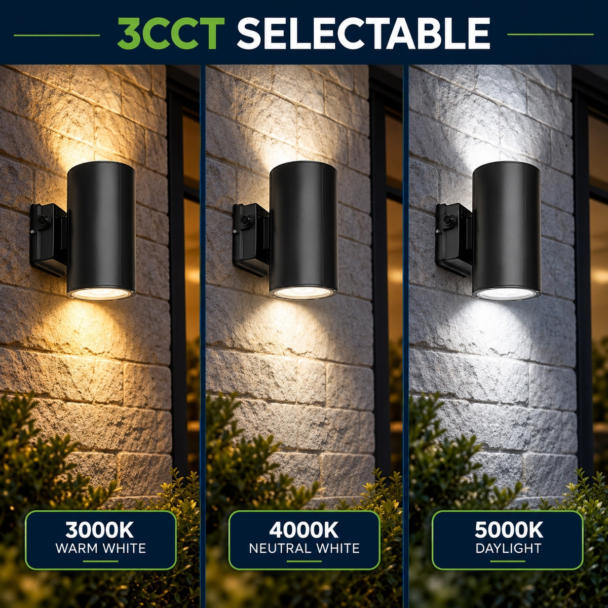 38W LED up and down wall light delivering up to 4,560 lumens per fixture