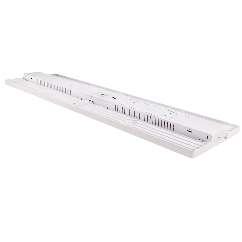 4FT LED Linear High Bay Light-400/380/360W Wattage Selectable-CCT 5000K-Sensor Ready-Up to 58,000 Lumens Output-UL+DLC 5.1 Certified