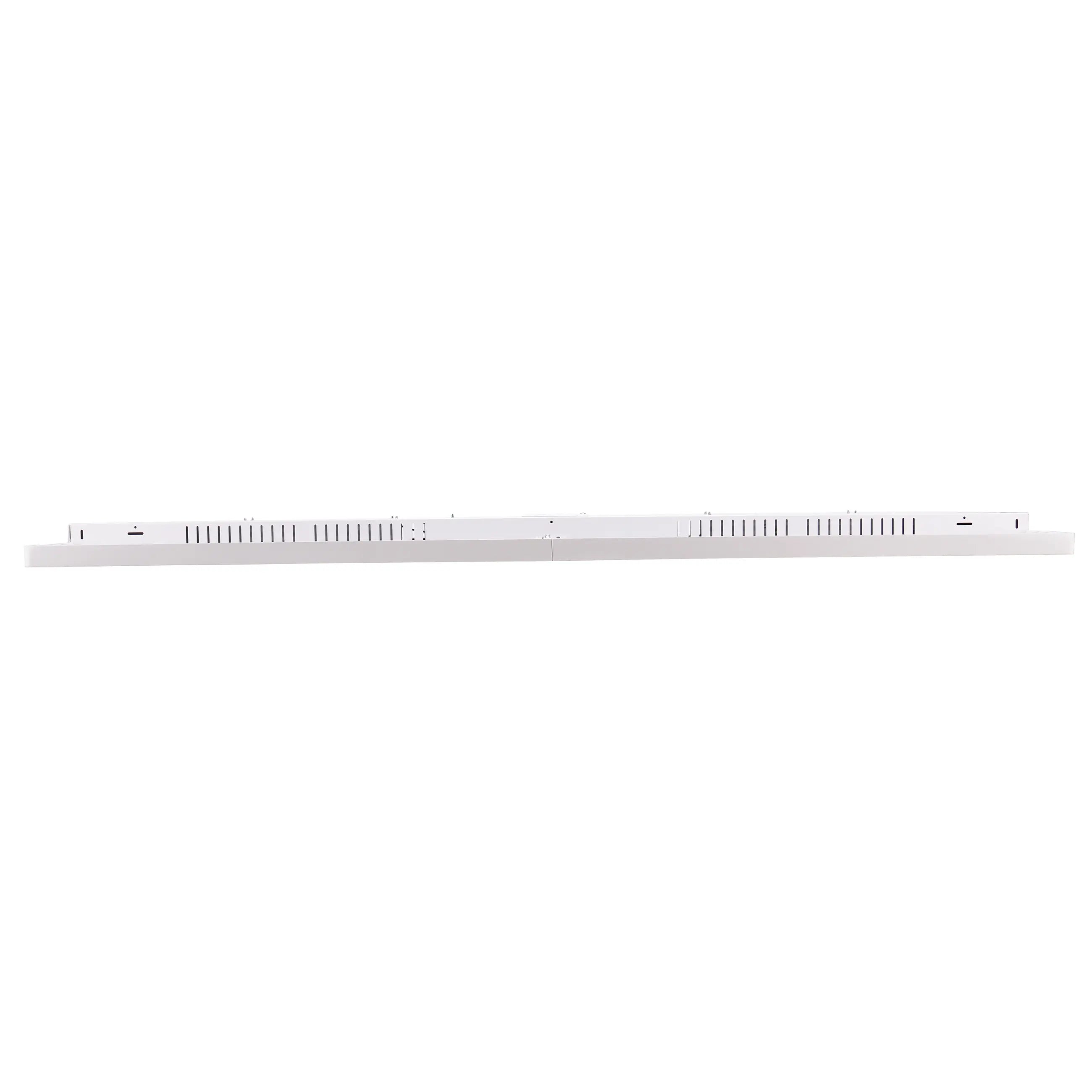 Up to 58,000 lumen commercial linear high bay light designed for bright uniform warehouse illumination