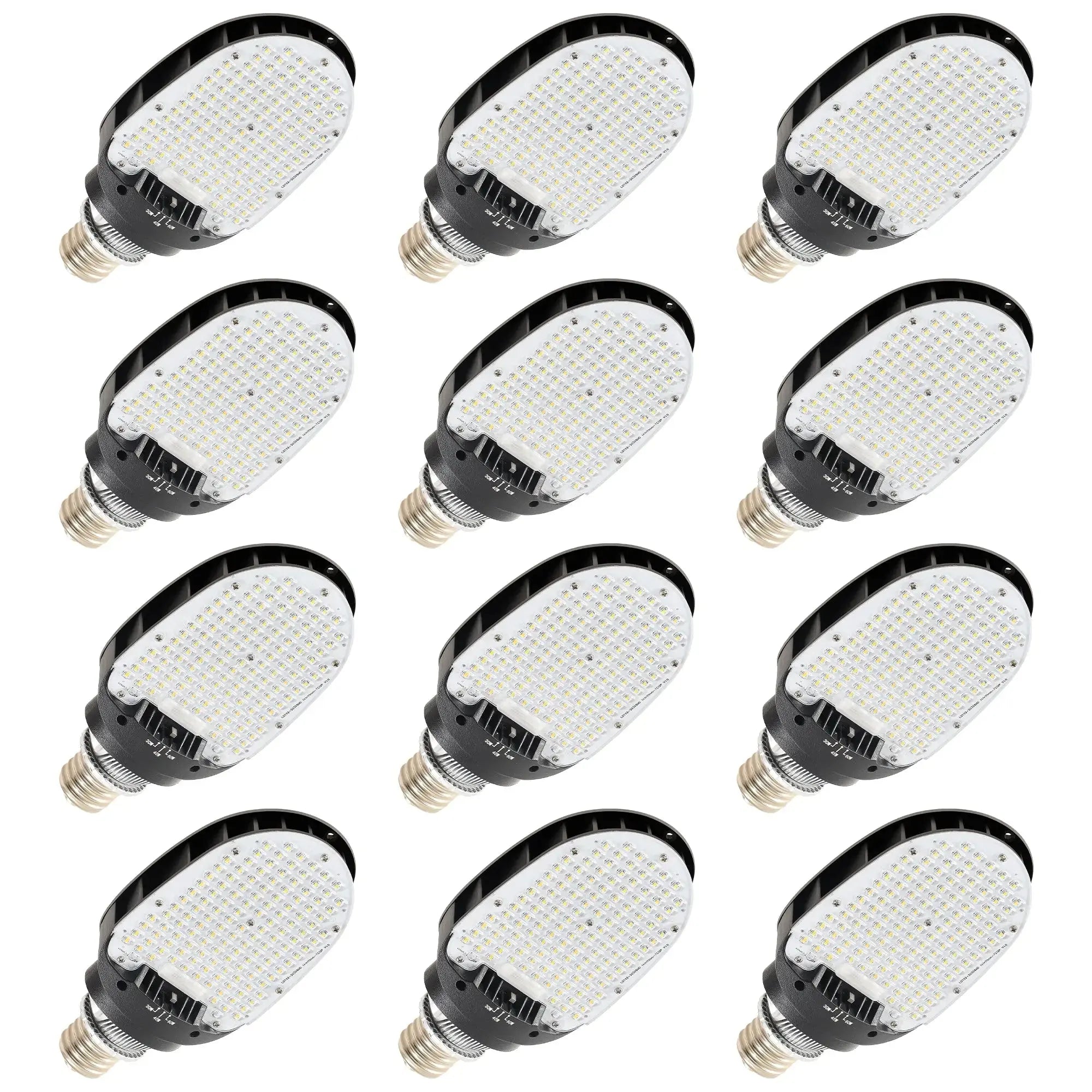 12 pack LED corn bulb 60W E39 mogul base 5000K high output for bulk commercial retrofit projects