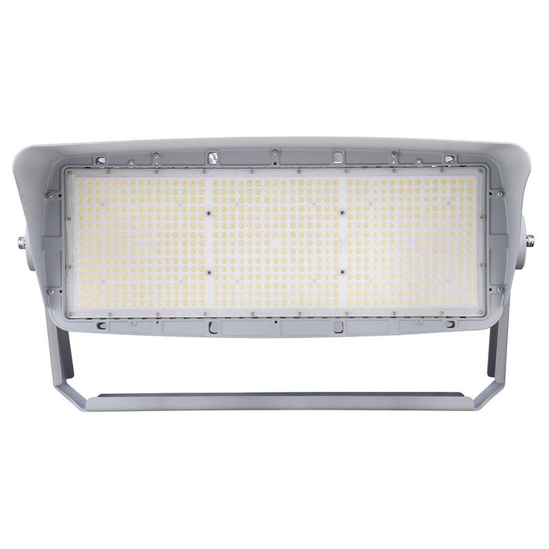 TANLITE 600W/700W/800W Wattage Selectable LED Stadium Light-CCT 5000K-High Voltage AC 277~480V- 140 lm/w-Grey Housing-35 Degree Beam Angle-5 Years Warranty