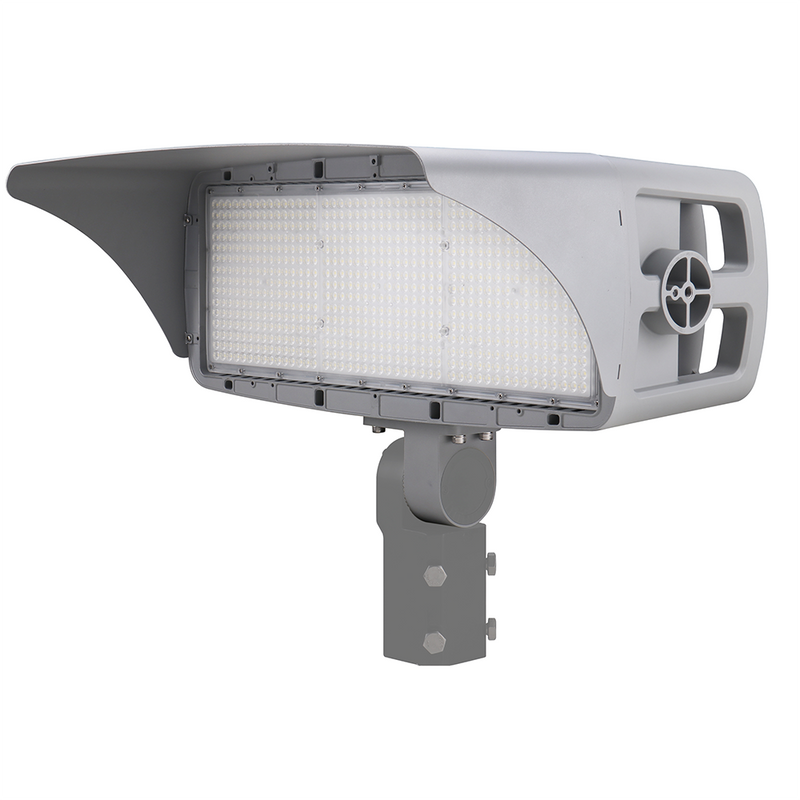 TANLITE 600W/700W/800W Wattage Selectable LED Stadium Light-CCT 5000K-High Voltage AC 277~480V- 140 lm/w-Grey Housing-35 Degree Beam Angle-5 Years Warranty