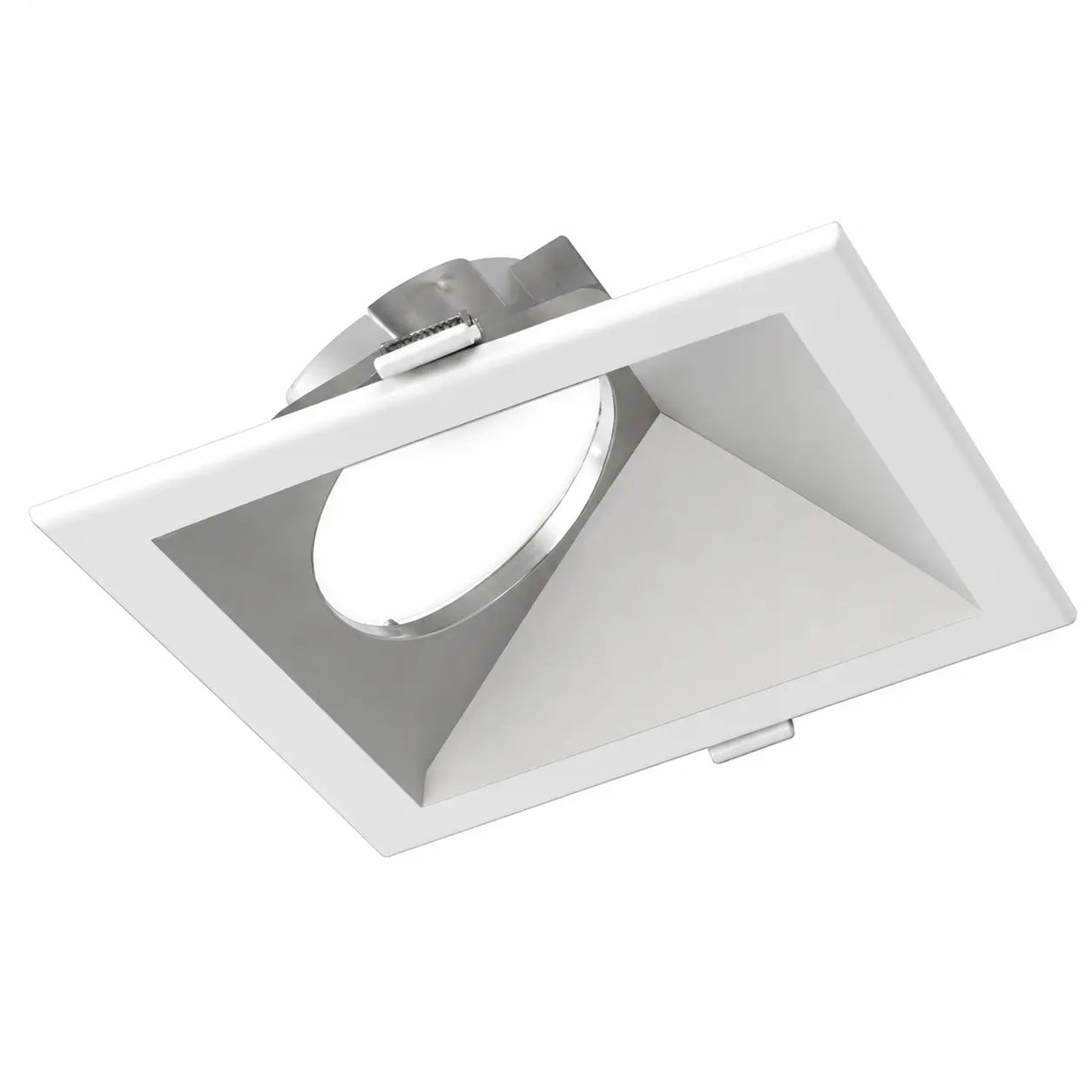 Commercial J-Box LED Downlight, 27W/34W/40W Selectable, 3000K/3500K/4000K Tunable, Multiple Trim Options, 120-347V