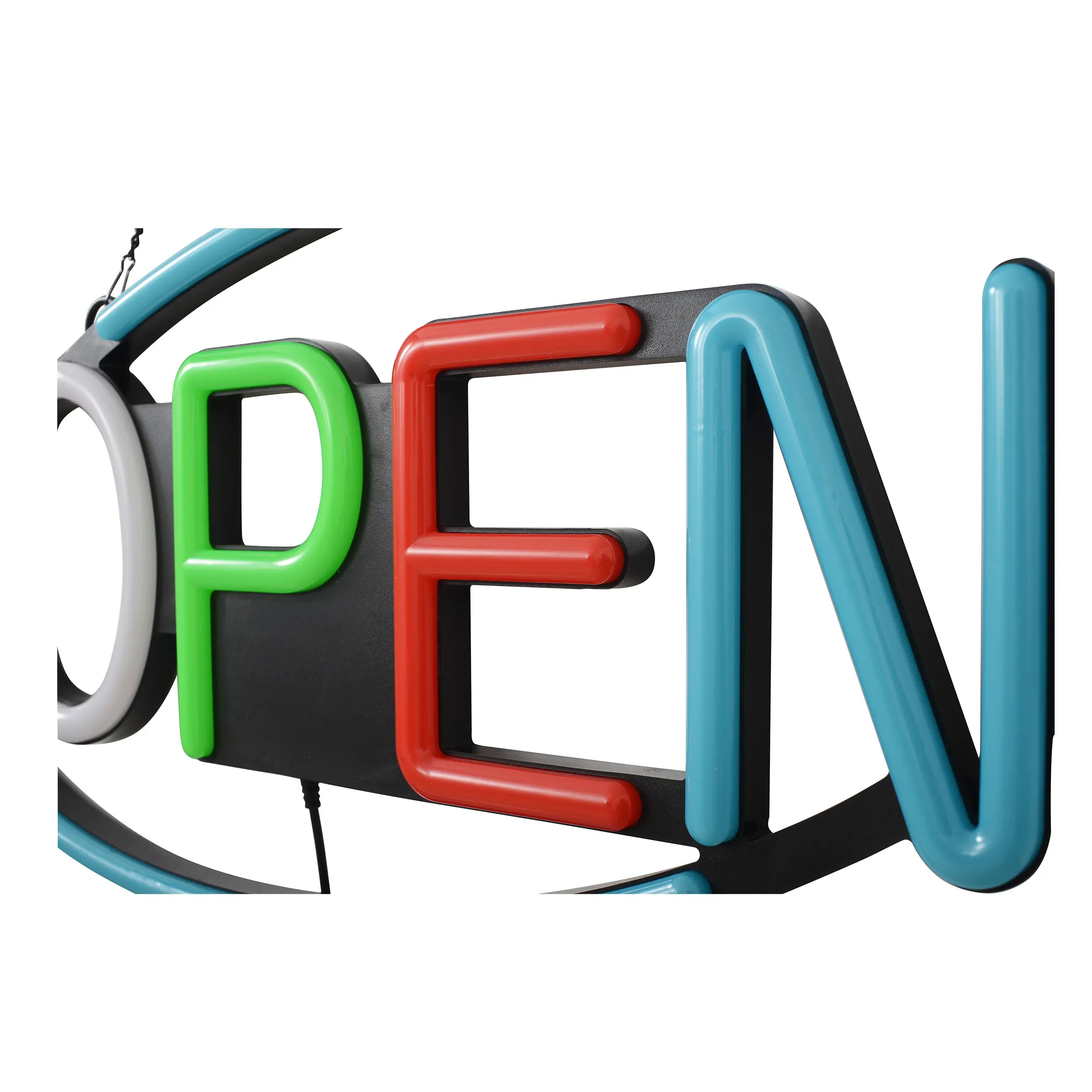 24W RGB LED Open Sign Light 12 Patterns Color Changes Best Open Sign Light For Your Business TANLITE
