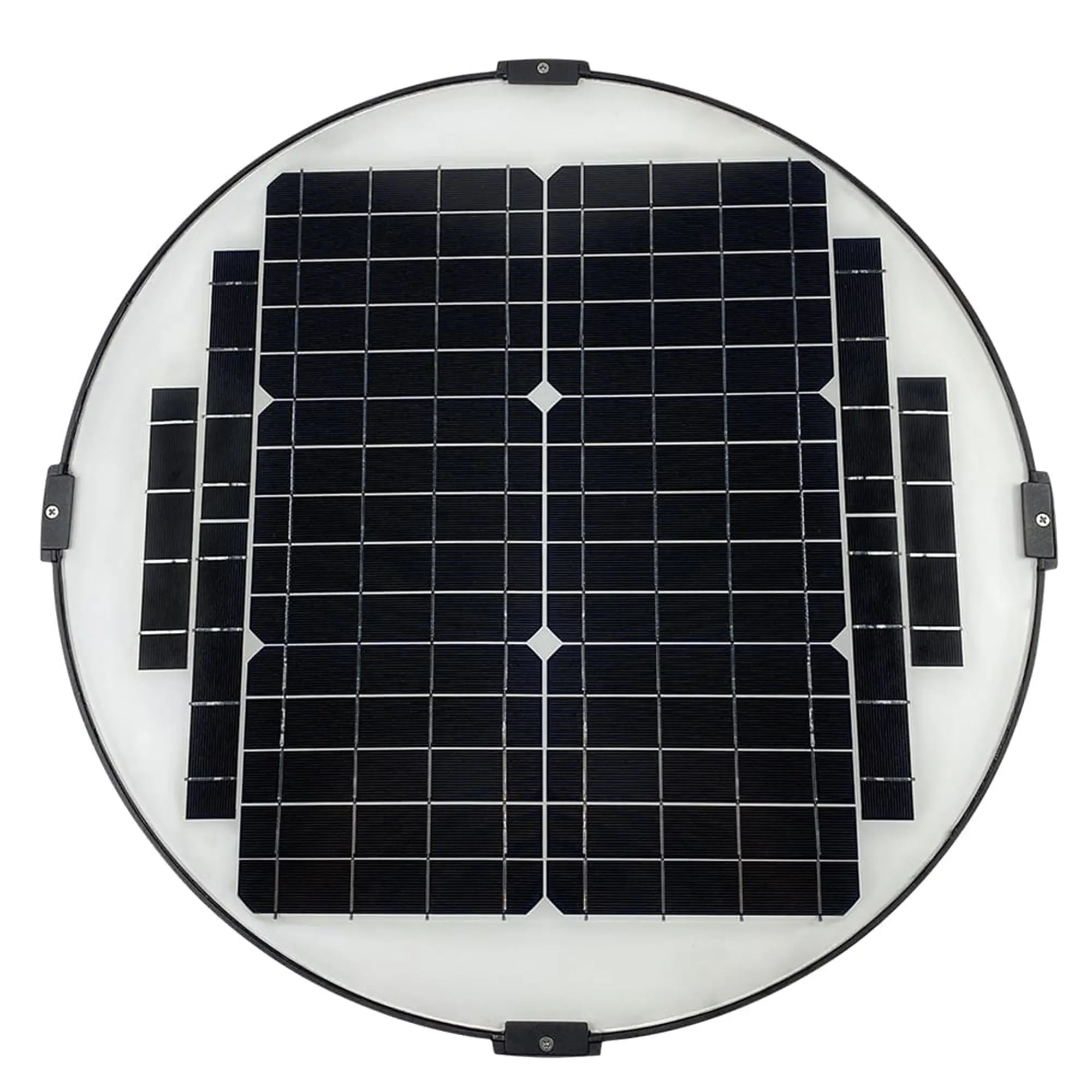 Commercial Solar LED Post Top Light, 50W, PIR Motion Sensor, LiFePO4 Battery, Dusk to Dawn, IP65 Waterproof
