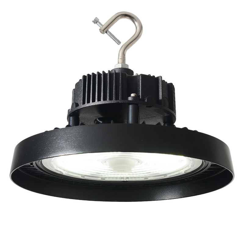 150W/120W/100W TANLITE UFO High Bay LED Fixture-277-480V-Selectable Wattage-CCT 5000K-Up To 21,000 Lumens