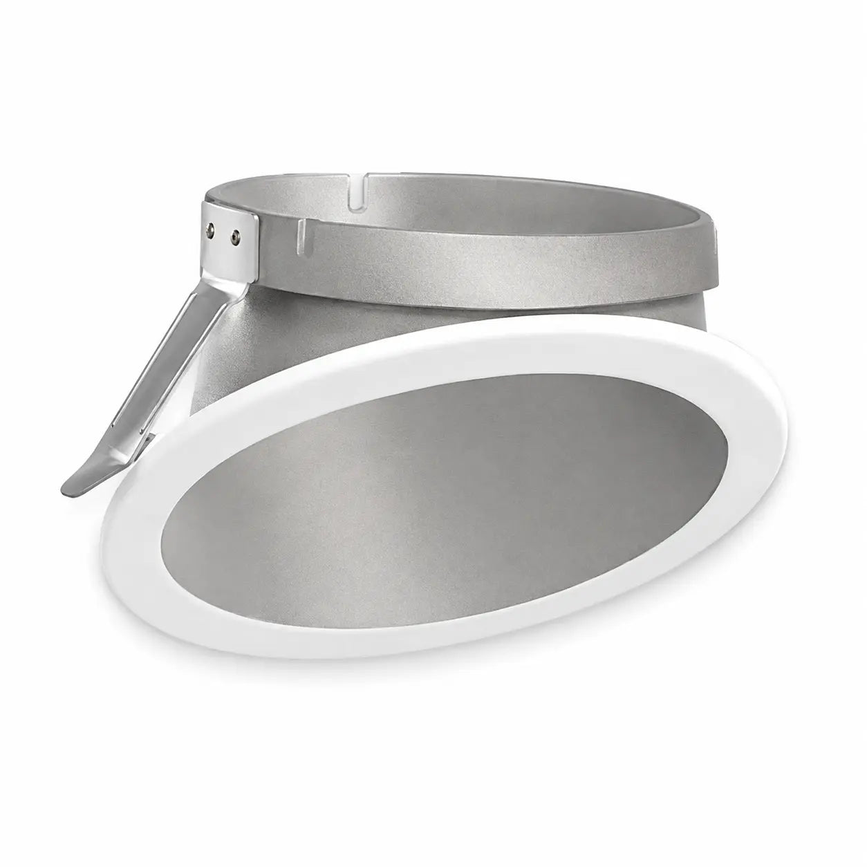 Commercial J-Box LED Downlight, 27W/34W/40W Selectable, 3000K/3500K/4000K Tunable, Multiple Trim Options, 120-347V