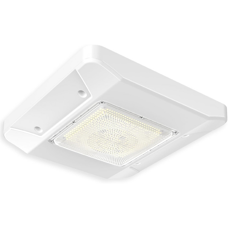 TANLITE Lighting 150W LED Canopy Gas Station Light-CCT 5700K Surface Mount-(600W HID/HPS Replacement) 21000LM Commercial Canopy Ceiling Lighting, IP65 Waterproof 100-277V DLC UL Listed