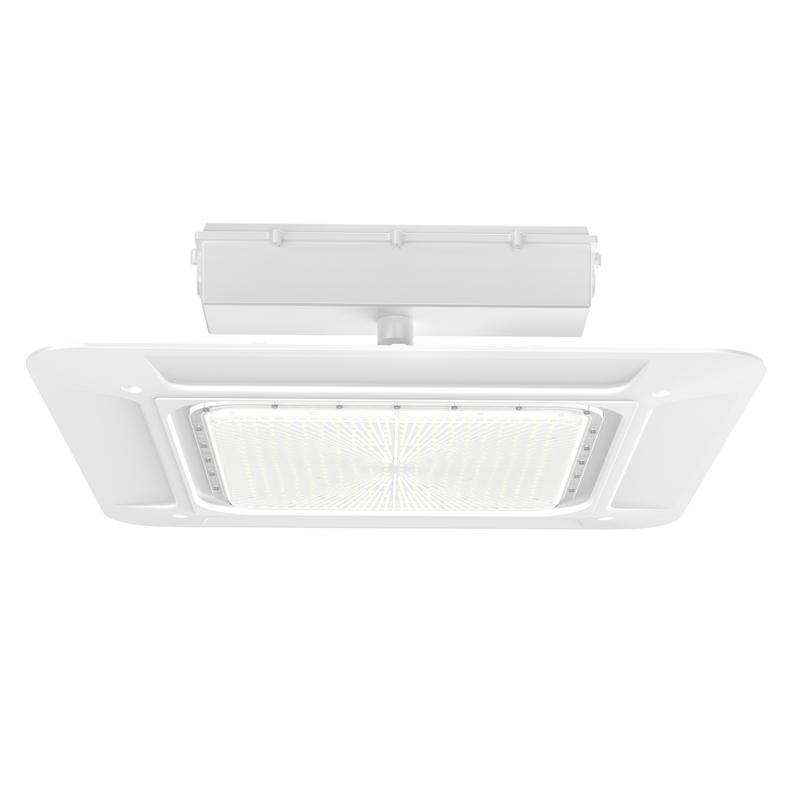 240W LED Canopy Light-AC 120~277V-CCT 5700K-0~10V Dimming- Lumen Output 33,600 Lumens-UL & DLC 5.1 Listed