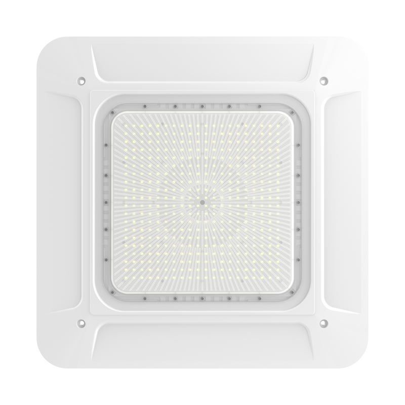 240W LED Canopy Light-AC 120~277V-CCT 5700K-0~10V Dimming- Lumen Output 33,600 Lumens-UL & DLC 5.1 Listed