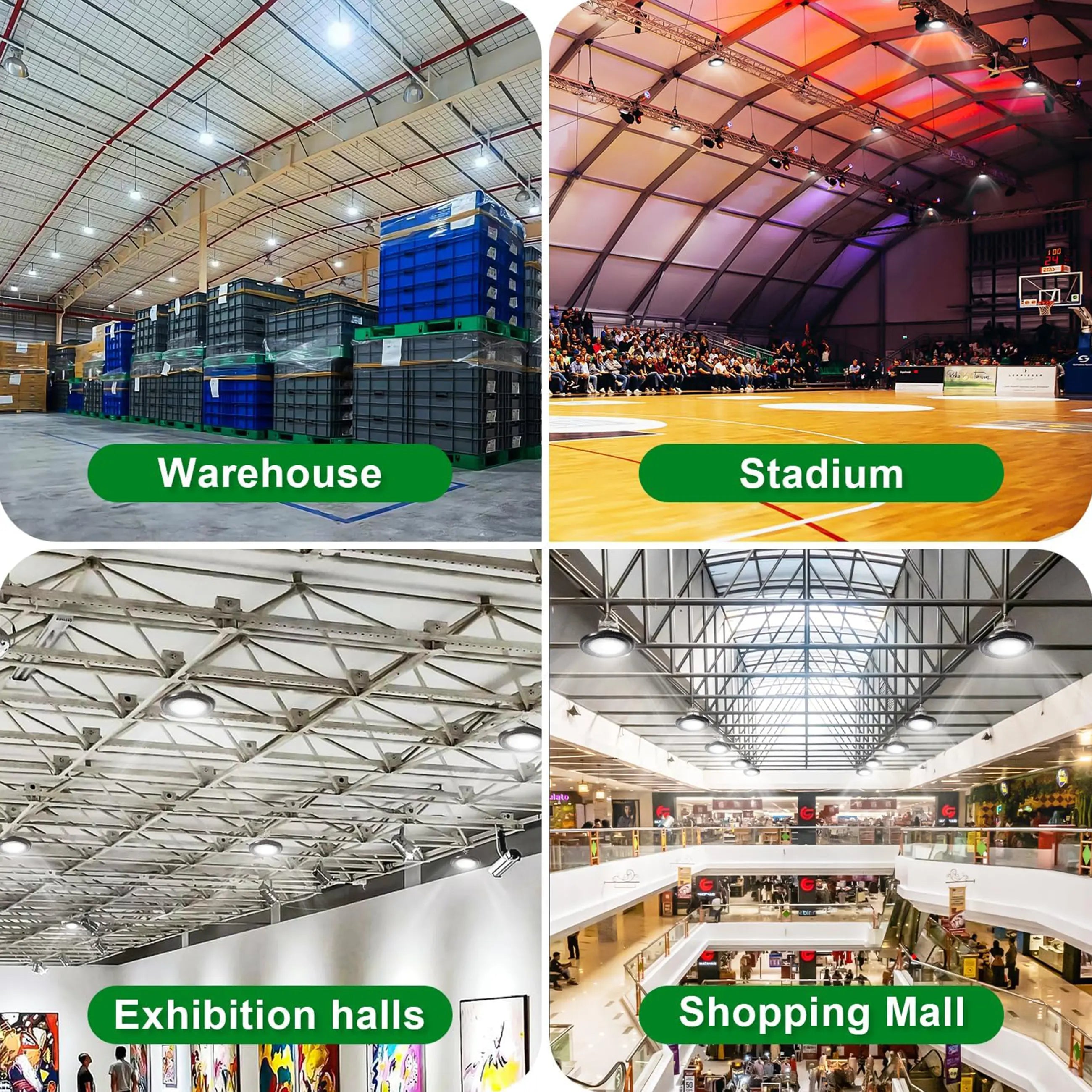 TANLITE Lighting 200W LED UFO High bay 5000K-AC 100-277V-32,000 Lumens-5 Years warranty-ETL+DLC 5.1