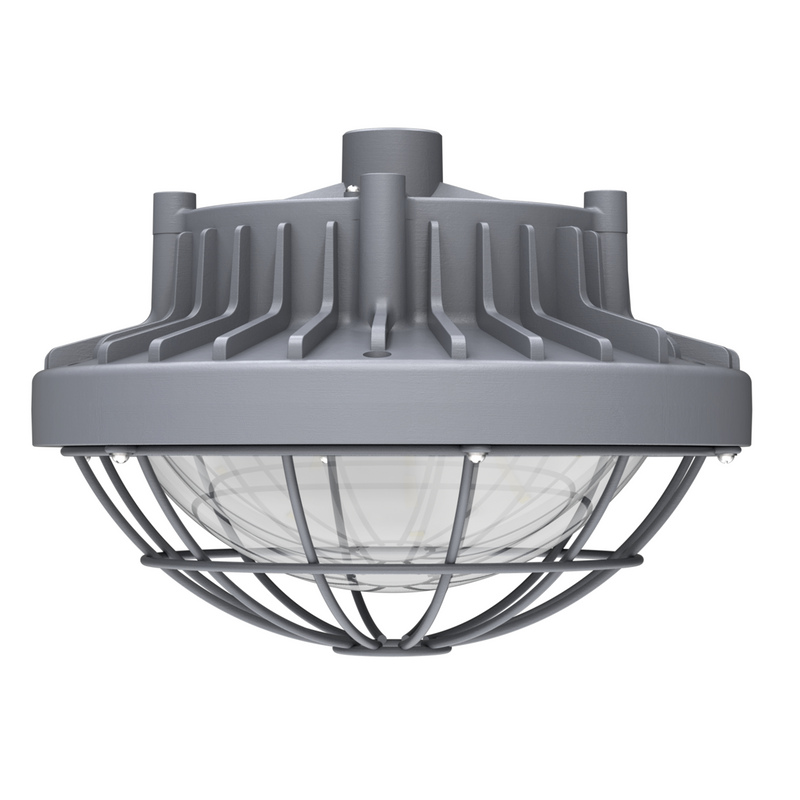 80W Hazardous Location Explosion-Proof Round LED Low Bay-10,400LM, 5000K, Meanwell Driver, 120-277V, IP67