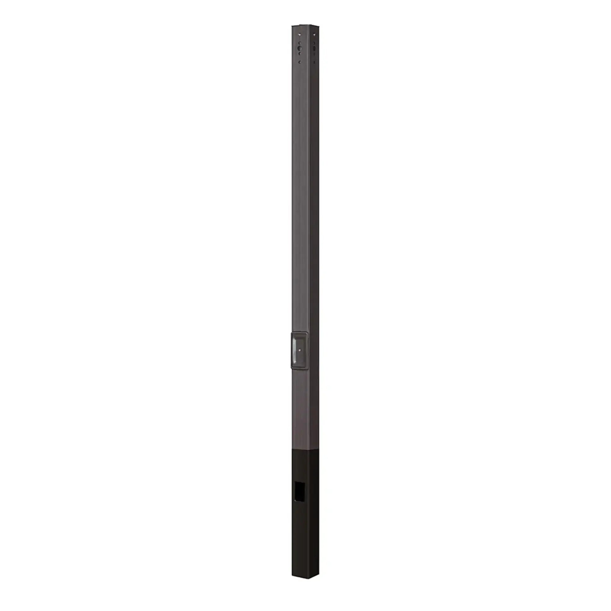 4 inch 25 foot Direct Burial Straight Steel Square Light Pole | 11 Gauge TANLITE