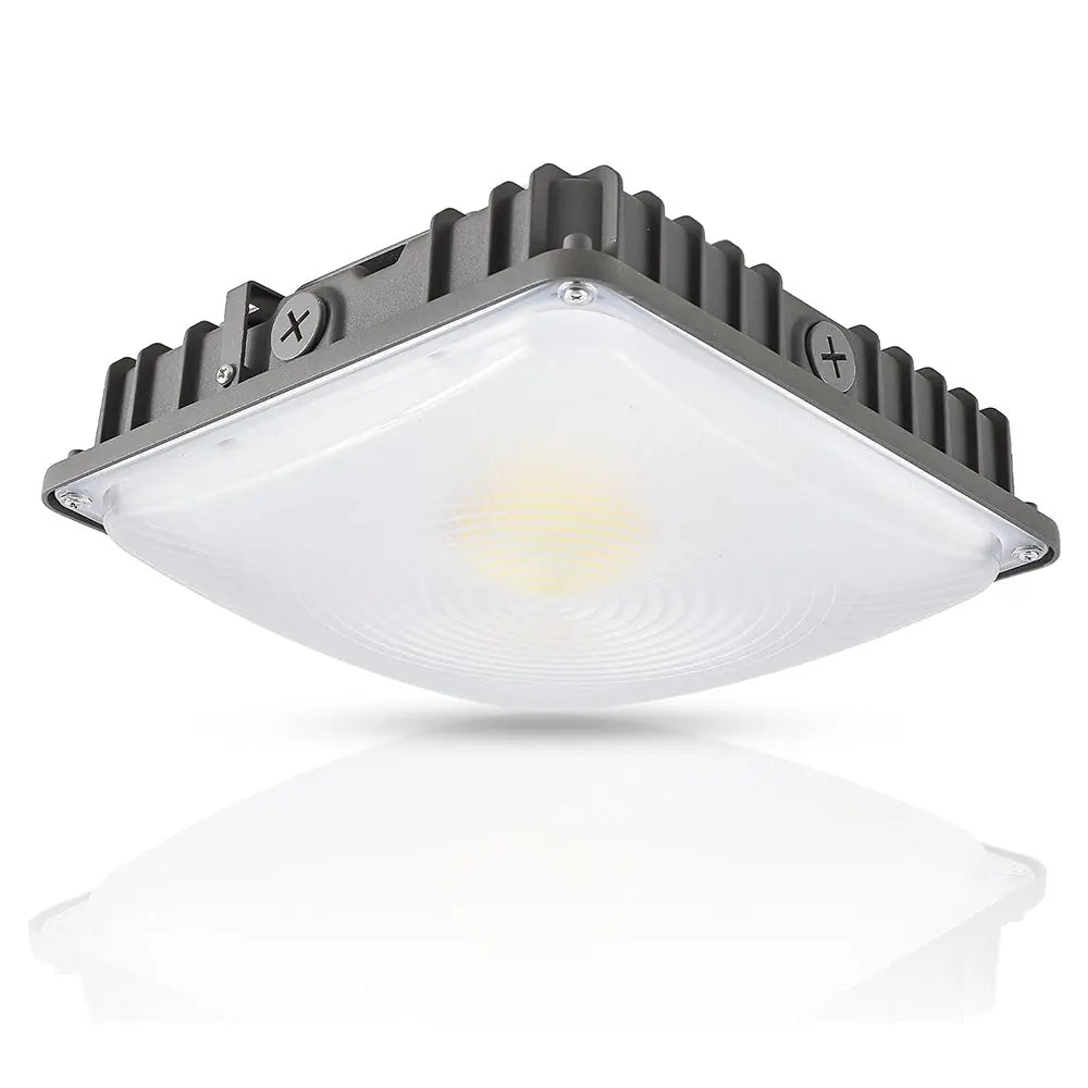 TANLITE 70W/45W/30W Power Selectable LED Canopy Garage Light with 3CCT (3500K/4000K/5000K), LED Parking Garage Lights-AC 90-277V IP65 Commercial Residential Lights