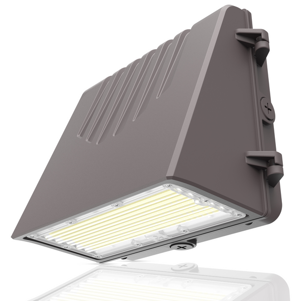 120W/100W/90W/60W Full-Cutoff LED Wall Pack-Wattage & CCT (50K/40K/30K) Selectable-LED Wall Light-Energy Efficient-Up to 20400 Lumens